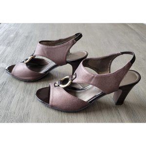 Karen Scott Bronze Brown high-heeled pumps. Size 8 NWOT